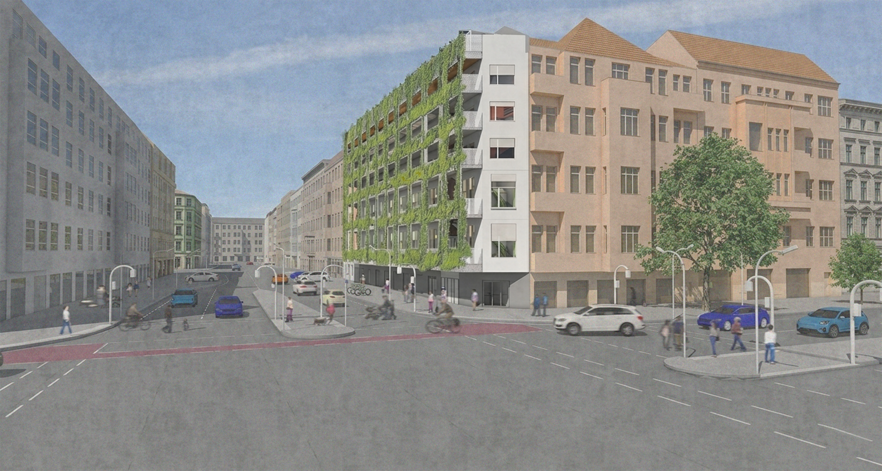 Kreuzung Uhlandstraße - Berliner Straße